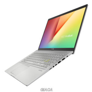 Notebook ASUS VivoBook 15 S513EP-BQ276T aperto sul lato destro