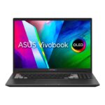 Notebook ASUS Vivobook pro OLED N7600ZE-L2071W aperto, fronte