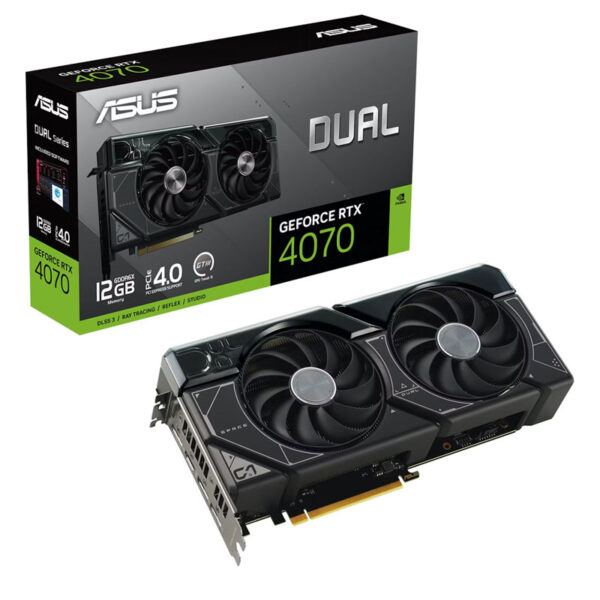 Asus GeForce DUAL RTX 4070 12G - 12GB GDDR6X